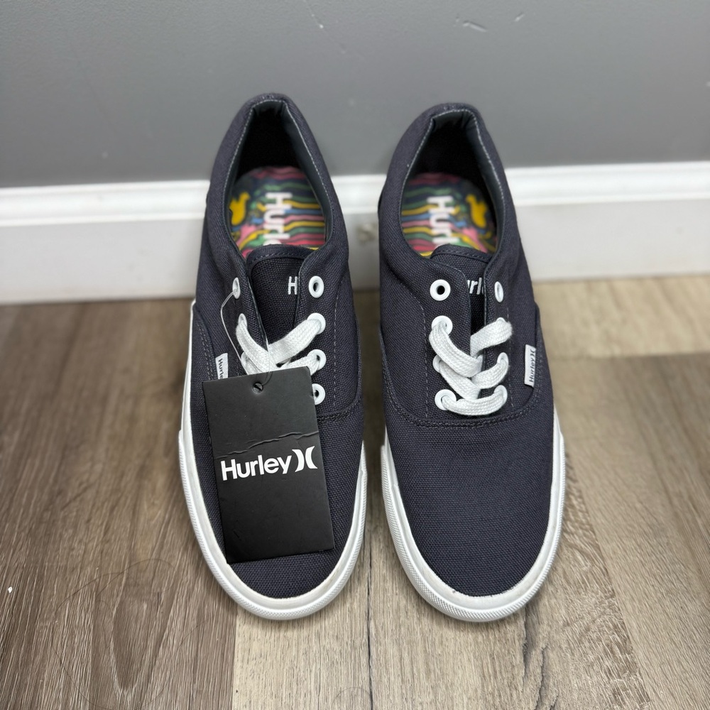 Hurley Kids Navy Sneakers with White Accents